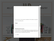Tablet Screenshot of hollybooth.com